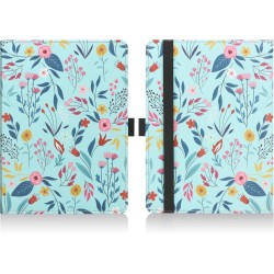Etui universel pour tout le 6" ereaders, folio stand coque housse avec dragonne compatible avec paperblanc/kobo/tolino/pocketook
