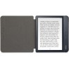kwmobile Étui Compatible avec Kobo Libra H2O Coque - Étui à Rabat magnétique Tablette eReader Similicuir - pétrole