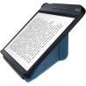 kwmobile Étui Compatible avec Kobo Libra H2O Coque - Étui à Rabat magnétique Tablette eReader Similicuir - pétrole
