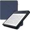 kwmobile Étui Compatible avec Kobo Libra H2O Coque - Étui à Rabat magnétique Tablette eReader Similicuir - Bleu foncé