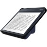 kwmobile Étui Compatible avec Kobo Libra H2O Coque - Étui à Rabat magnétique Tablette eReader Similicuir - Bleu foncé