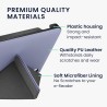 kwmobile Étui Compatible avec Kobo Libra H2O Coque - Étui à Rabat magnétique Tablette eReader Similicuir - Lavande