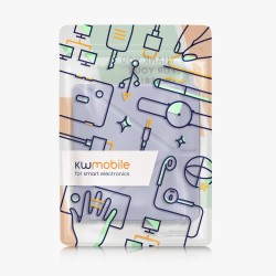 kwmobile Étui Compatible avec Kobo Libra H2O Coque - Étui à Rabat magnétique Tablette eReader Similicuir - Lavande