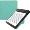 kwmobile Étui Compatible avec Kobo Libra H2O Coque - Étui à Rabat magnétique Tablette eReader Similicuir - Menthe glaciale