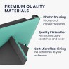 kwmobile Étui Compatible avec Kobo Libra H2O Coque - Étui à Rabat magnétique Tablette eReader Similicuir - Menthe glaciale