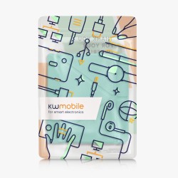 kwmobile Étui Compatible avec Kobo Libra H2O Coque - Étui à Rabat magnétique Tablette eReader Similicuir - Menthe glaciale