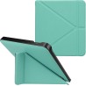 kwmobile Étui Compatible avec Kobo Libra H2O Coque - Étui à Rabat magnétique Tablette eReader Similicuir - Menthe glaciale