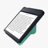 kwmobile Étui Compatible avec Kobo Libra H2O Coque - Étui à Rabat magnétique Tablette eReader Similicuir - Menthe glaciale