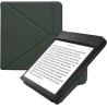 kwmobile Étui Compatible avec Kobo Libra H2O Coque - Étui à Rabat magnétique Tablette eReader Similicuir - Vert foncé