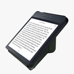 kwmobile Étui Compatible avec Kobo Libra H2O Coque - Étui à Rabat magnétique Tablette eReader Similicuir - Vert foncé