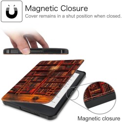 FINTIE Étui pour Kobo Clara HD 6 Pouces 2018 (Numéro de Modèle: N249) - Housse Fine et Légère Coque Fermeture Magnétique Fonctio