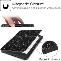 FINTIE Étui pour Kobo Clara HD 6 Pouces 2018 (Numéro de Modèle: N249) - Housse Fine et Légère Coque Fermeture Magnétique Fonctio