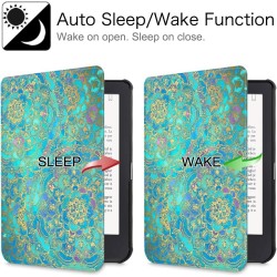 FINTIE Étui pour Kobo Clara HD 6 Pouces 2018 (Numéro de Modèle: N249) - Housse Fine et Légère Coque Fermeture Magnétique Fonctio