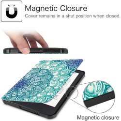 FINTIE Étui pour Kobo Clara HD 6 Pouces 2018 (Numéro de Modèle: N249) - Housse Fine et Légère Coque Fermeture Magnétique Fonctio