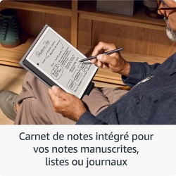 Amazon Kindle Scribe (64 Go) | Écran repensé avec bordures uniformes | Écriture dans les livres et documents |Stylet premium inc