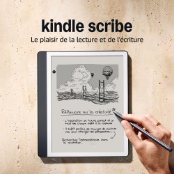 Amazon Kindle Scribe (64 Go) | Écran repensé avec bordures uniformes | Écriture dans les livres et documents | Stylet premium in