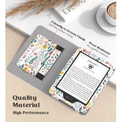 MoKo Étui Compatible avec 6" All-New Kindle (11ème Génération, 2024/2022 Release)/ Kindle (10th Gén, 2019)/Kindle (8th Gén, 2016