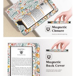 MoKo Étui Compatible avec 6" All-New Kindle (11ème Génération, 2024/2022 Release)/ Kindle (10th Gén, 2019)/Kindle (8th Gén, 2016