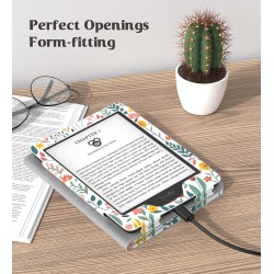 MoKo Étui Compatible avec 6" All-New Kindle (11ème Génération, 2024/2022 Release)/ Kindle (10th Gén, 2019)/Kindle (8th Gén, 2016