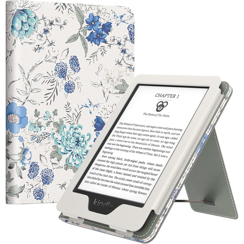 MoKo Étui for Nouveau 6" Kindle(11e Génération, 2024/2022 Release)/(10e/8e Gén., 2019/2016), Housse Ultra-légère en PU avec Réve