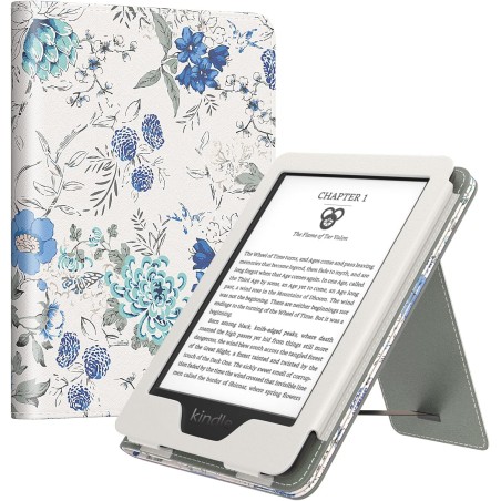 MoKo Étui for Nouveau 6" Kindle(11e Génération, 2024/2022 Release)/(10e/8e Gén., 2019/2016), Housse Ultra-légère en PU avec Réve