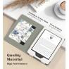 MoKo Étui for Nouveau 6" Kindle(11e Génération, 2024/2022 Release)/(10e/8e Gén., 2019/2016), Housse Ultra-légère en PU avec Réve