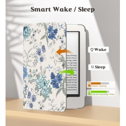 MoKo Étui for Nouveau 6" Kindle(11e Génération, 2024/2022 Release)/(10e/8e Gén., 2019/2016), Housse Ultra-légère en PU avec Réve
