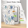 MoKo Étui for Nouveau 6" Kindle(11e Génération, 2024/2022 Release)/(10e/8e Gén., 2019/2016), Housse Ultra-légère en PU avec Réve