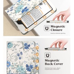 MoKo Étui for Nouveau 6" Kindle(11e Génération, 2024/2022 Release)/(10e/8e Gén., 2019/2016), Housse Ultra-légère en PU avec Réve