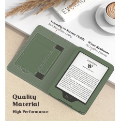 MoKo Étui for Nouveau 6" Kindle(11e Génération, 2024/2022 Release)/(10e/8e Gén., 2019/2016), Housse Ultra-légère en PU avec Réve
