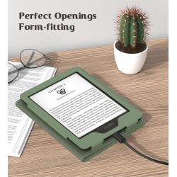 MoKo Étui for Nouveau 6" Kindle(11e Génération, 2024/2022 Release)/(10e/8e Gén., 2019/2016), Housse Ultra-légère en PU avec Réve