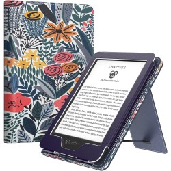 MoKo Étui Compatible avec 6" Kindle 11th Generation 2022/10th Gen 2019/8th Gen 2016, Coque de Protection avec Dragonne, Auto Rév