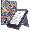 MoKo Étui Compatible avec 6" Kindle 11th Generation 2022/10th Gen 2019/8th Gen 2016, Coque de Protection avec Dragonne, Auto Rév