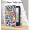 MoKo Étui Compatible avec 6" Kindle 11th Generation 2022/10th Gen 2019/8th Gen 2016, Coque de Protection avec Dragonne, Auto Rév