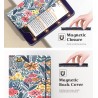 MoKo Étui Compatible avec 6" Kindle 11th Generation 2022/10th Gen 2019/8th Gen 2016, Coque de Protection avec Dragonne, Auto Rév