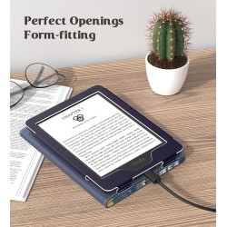 MoKo Étui Compatible avec 6" Kindle 11th Generation 2022/10th Gen 2019/8th Gen 2016, Coque de Protection avec Dragonne, Auto Rév