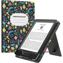 MoKo Étui Compatible avec 6" Kindle 11th Generation 2022/10th Gen 2019/8th Gen 2016, Coque de Protection avec Dragonne, Auto Rév