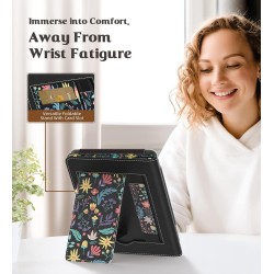 MoKo Étui Compatible avec 6" Kindle 11th Generation 2022/10th Gen 2019/8th Gen 2016, Coque de Protection avec Dragonne, Auto Rév