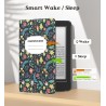 MoKo Étui Compatible avec 6" Kindle 11th Generation 2022/10th Gen 2019/8th Gen 2016, Coque de Protection avec Dragonne, Auto Rév
