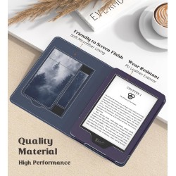 Moko étui compatible avec 6" all-new kindle 11th generation 2022/10th gen 2019/8th gen 2016, coque de protection avec dragonne, 