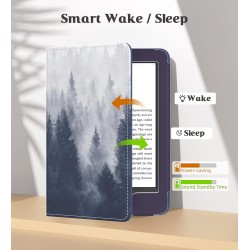 Moko étui compatible avec 6" all-new kindle 11th generation 2022/10th gen 2019/8th gen 2016, coque de protection avec dragonne, 