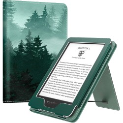 MoKo Étui Compatible avec 6" Kindle 11th Generation 20244/2022/10th Gen 2019/8th Gen 2016, Coque de Protection avec Dragonne, Au