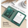 MoKo Étui Compatible avec 6" Kindle 11th Generation 20244/2022/10th Gen 2019/8th Gen 2016, Coque de Protection avec Dragonne, Au