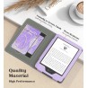 MoKo Étui Compatible avec 6" Kindle 11th Generation 2022/10th Gen 2019/8th Gen 2016, Coque de Protection avec Dragonne, Auto Rév