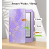 MoKo Étui Compatible avec 6" Kindle 11th Generation 2022/10th Gen 2019/8th Gen 2016, Coque de Protection avec Dragonne, Auto Rév