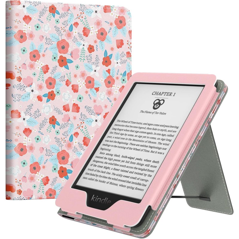 MoKo Étui for Nouveau 6" Kindle(11e Génération, 2024/2022 Release)/(10e/8e Gén., 2019/2016), Housse Ultra-légère en PU avec Réve