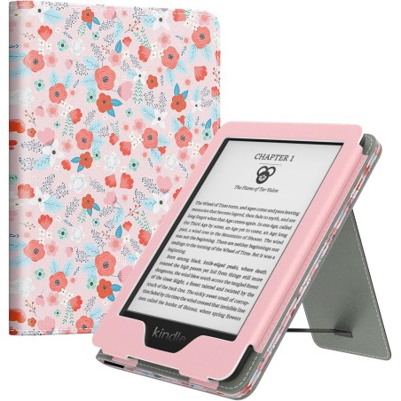 MoKo Étui for Nouveau 6" Kindle(11e Génération, 2024/2022 Release)/(10e/8e Gén., 2019/2016), Housse Ultra-légère en PU avec Réve