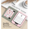 MoKo Étui for Nouveau 6" Kindle(11e Génération, 2024/2022 Release)/(10e/8e Gén., 2019/2016), Housse Ultra-légère en PU avec Réve