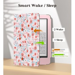 MoKo Étui for Nouveau 6" Kindle(11e Génération, 2024/2022 Release)/(10e/8e Gén., 2019/2016), Housse Ultra-légère en PU avec Réve