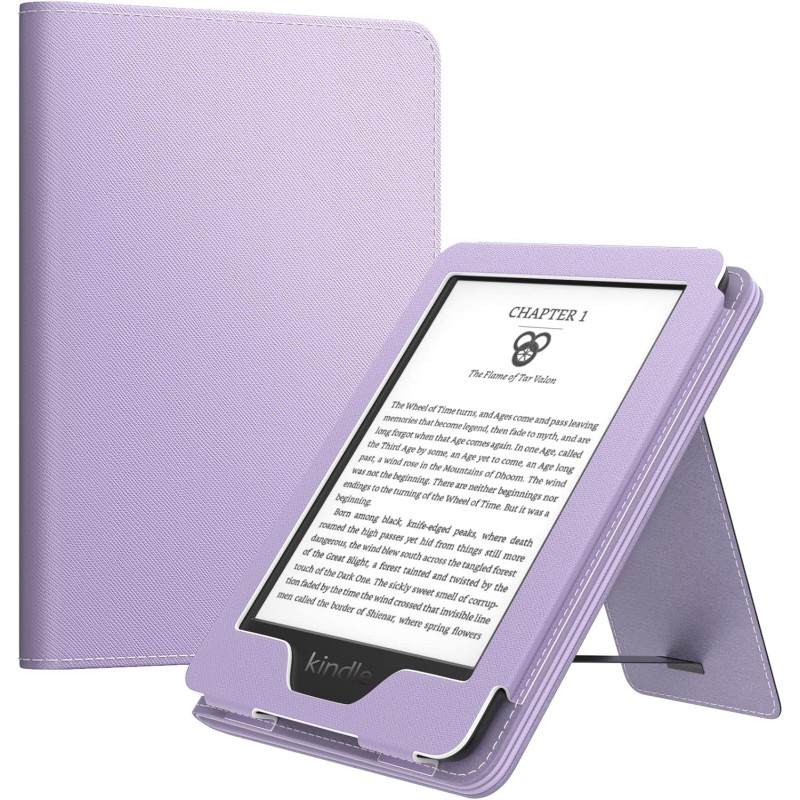 MoKo Étui for Nouveau 6" Kindle(11e Génération, 2024/2022 Release)/(10e/8e Gén., 2019/2016), Housse Ultra-légère en PU avec Réve
